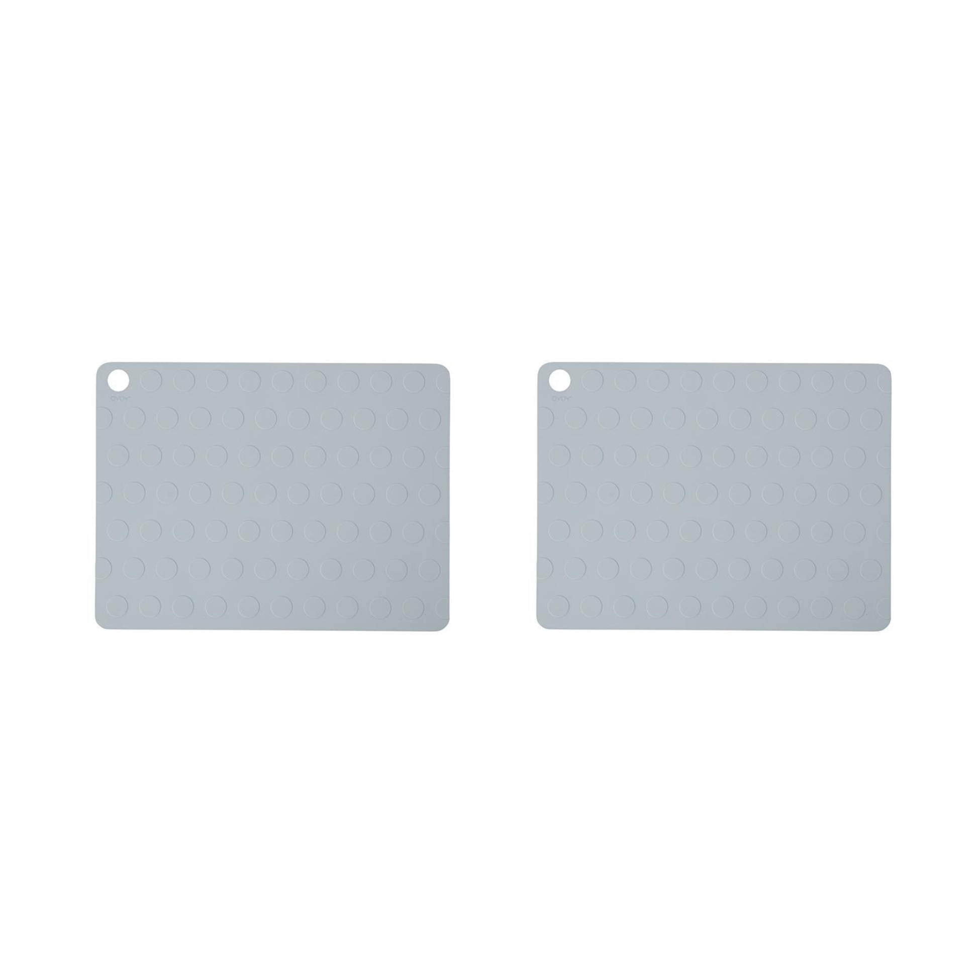 Placemat Dotto 2 Pcs Pack Pale Blue By Oyoy 1