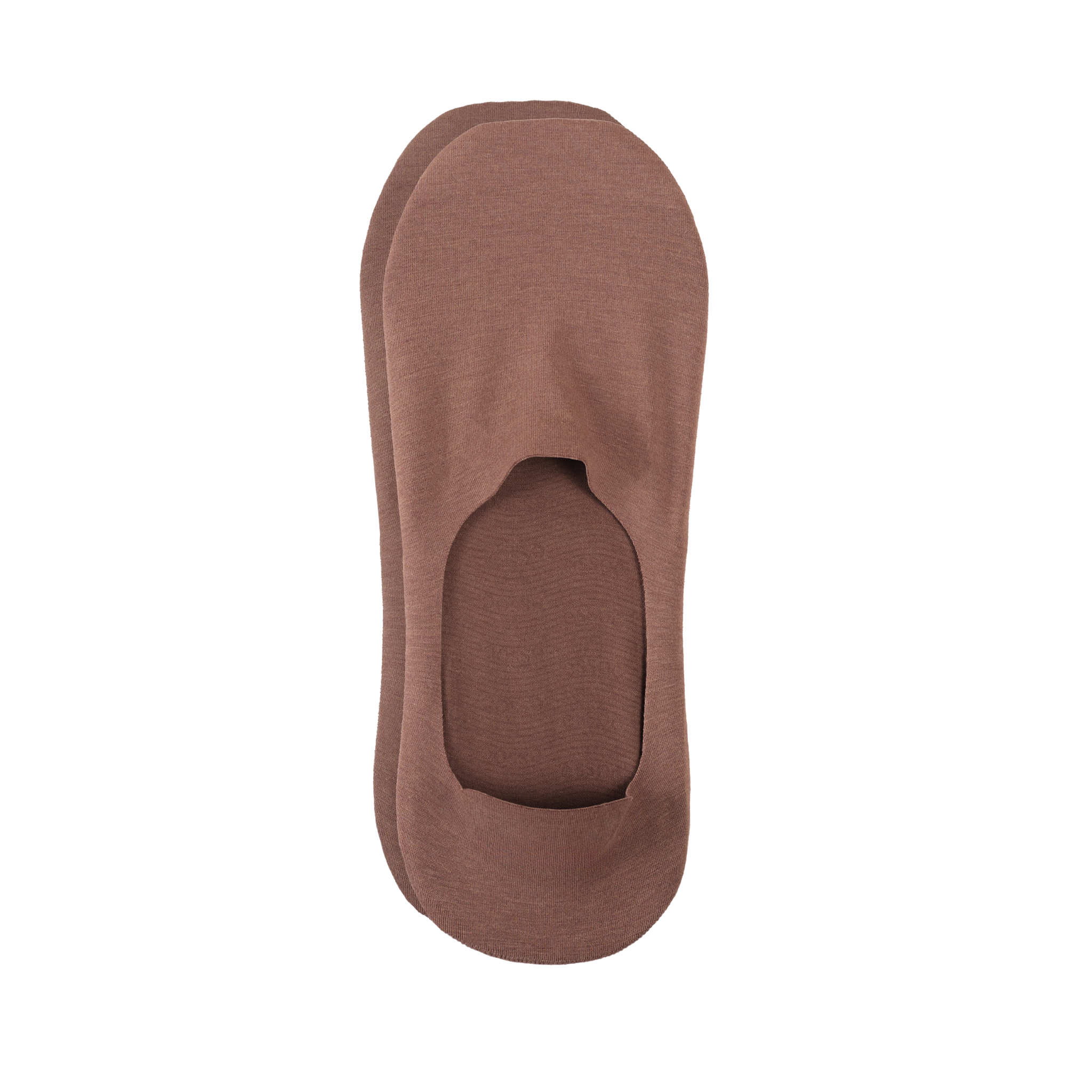 Unisex Cotton No Show Socks | Toffee Tan