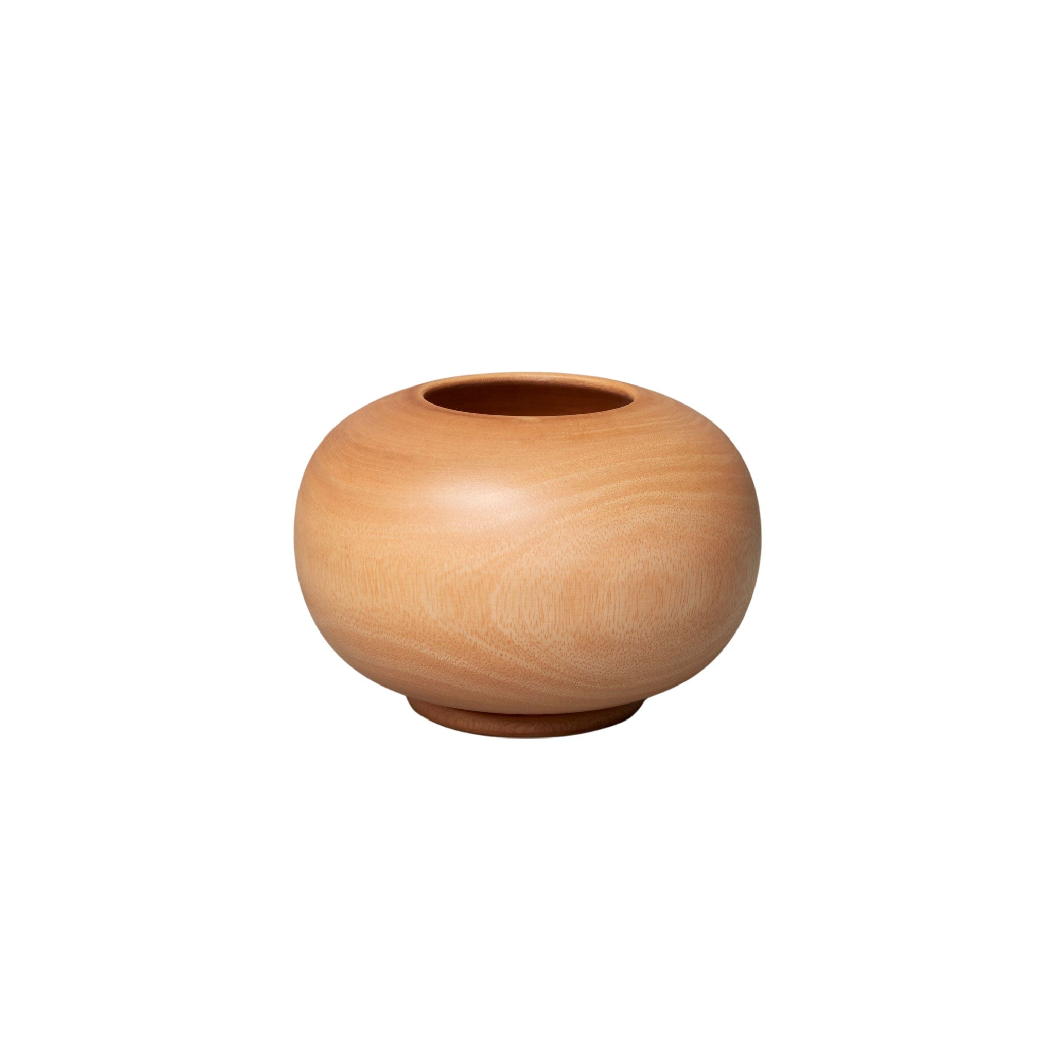 Mango Wood Round Vase