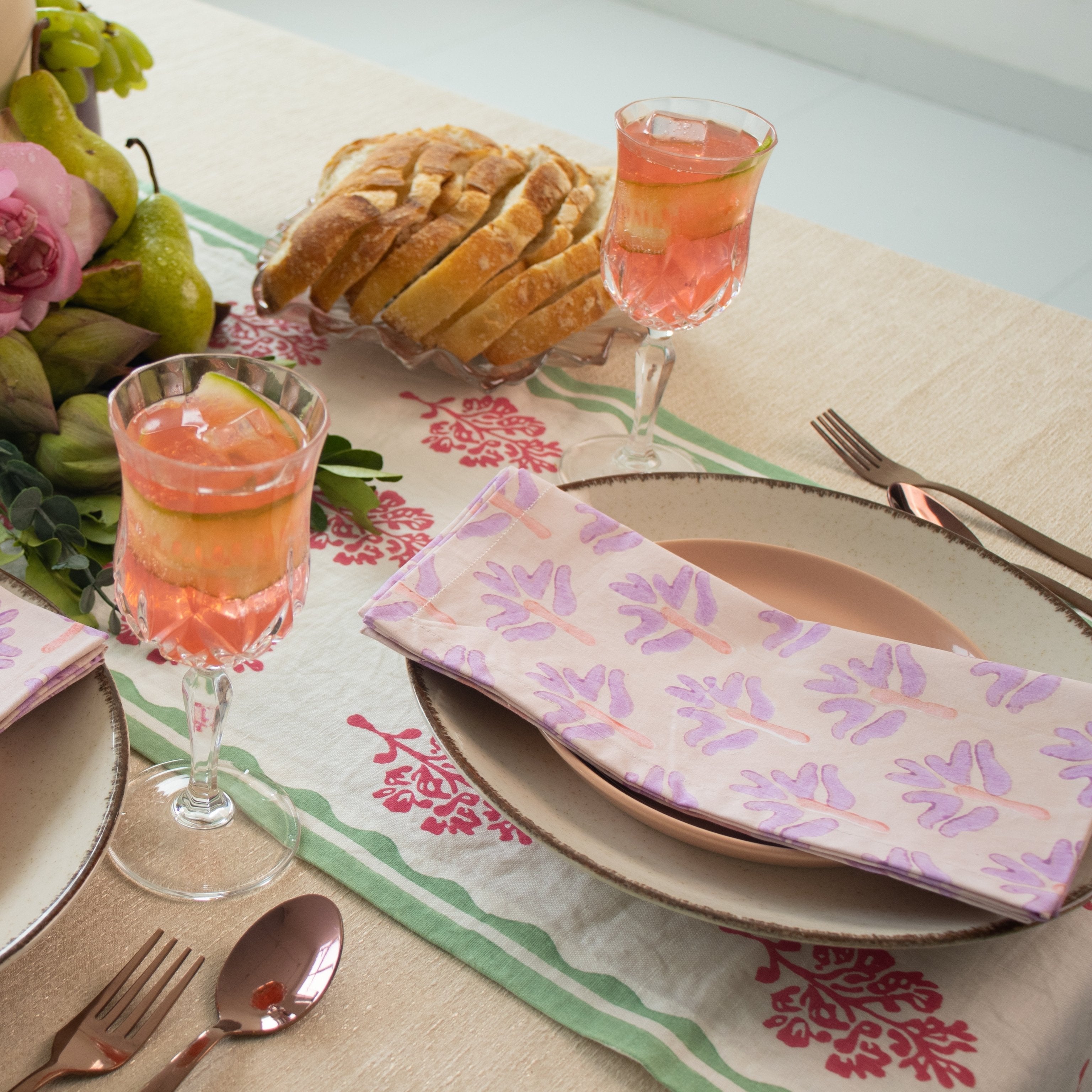 S/2 Zeenat Table Napkin - Lilac