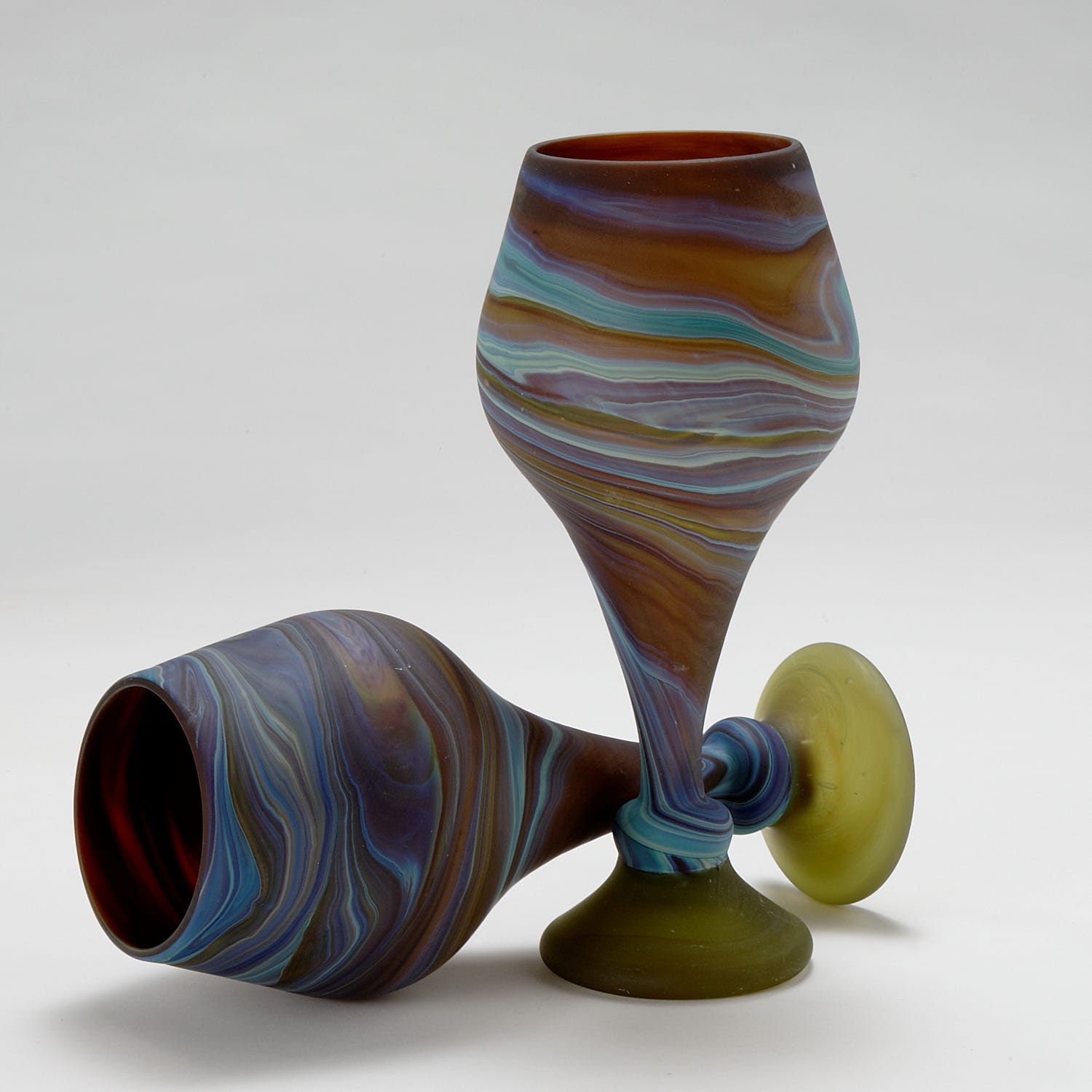 Phoenician Glass Goblet - Thumbnail 2