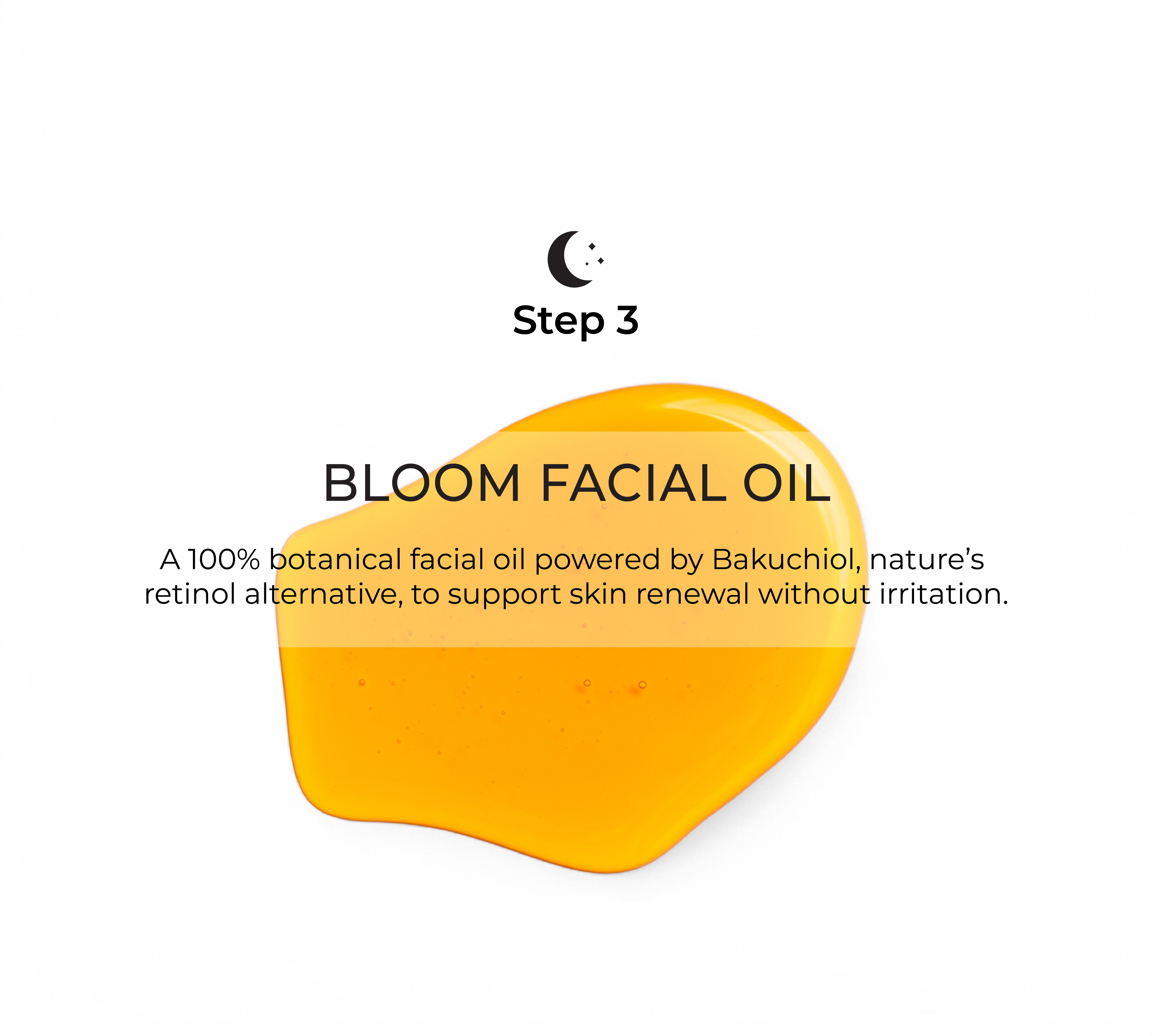 Bloom facial oil skincare routine guide