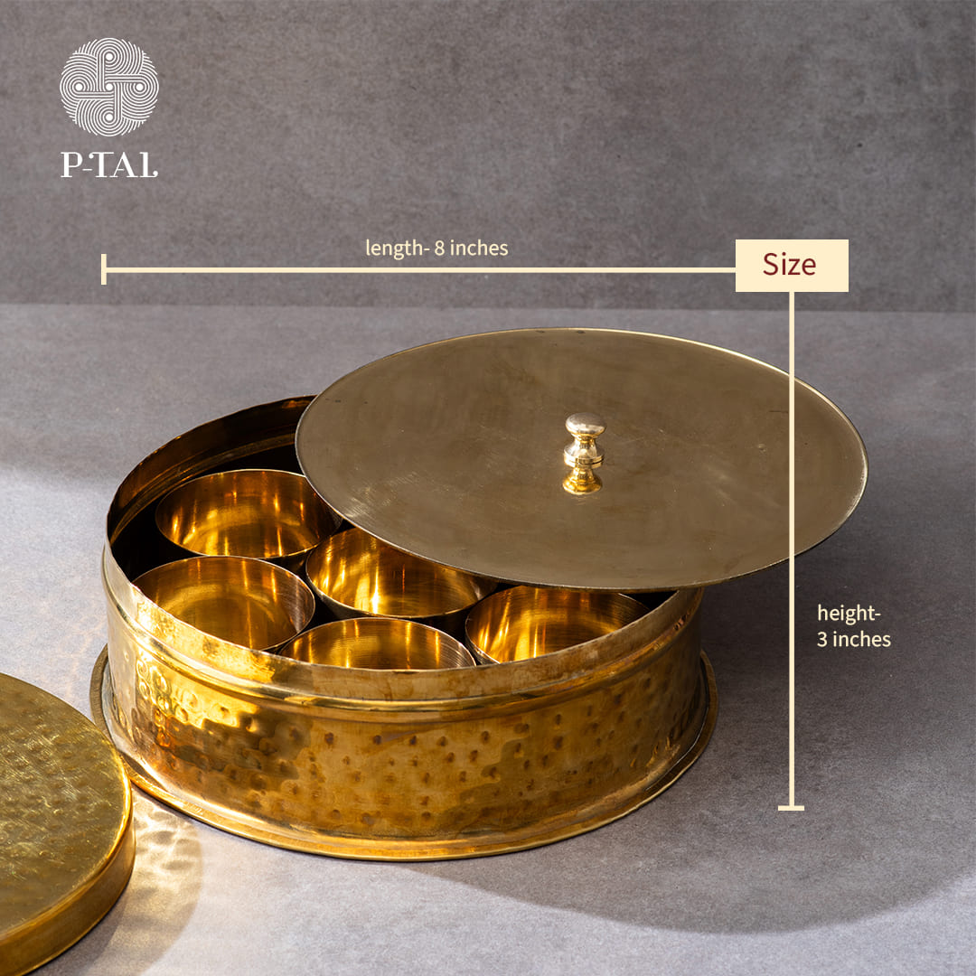 Brass Masala Daani Capacity