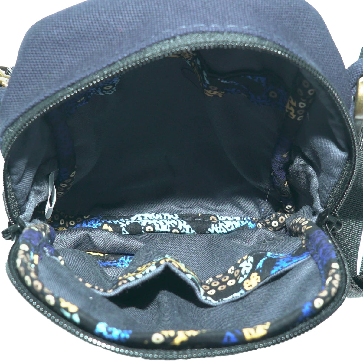 Rozi Canvas Crossbody Bag 1L | Mini Shoulder Bag #color_navy-blue