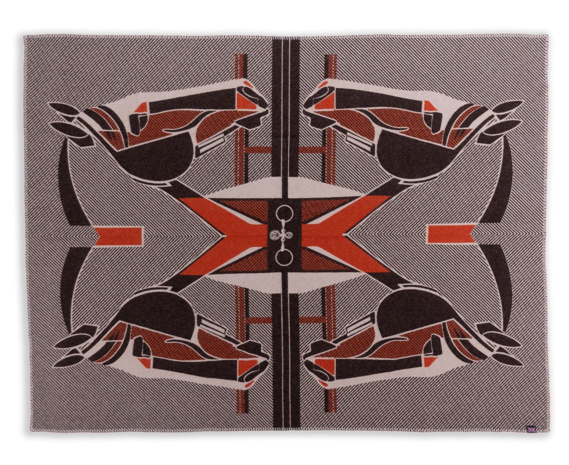 The Thoroughbred Throw – Extra-Fine Italian Merino Wool | 57" x 74"-Throws and Blankets-[bar code]-Prince of Scots