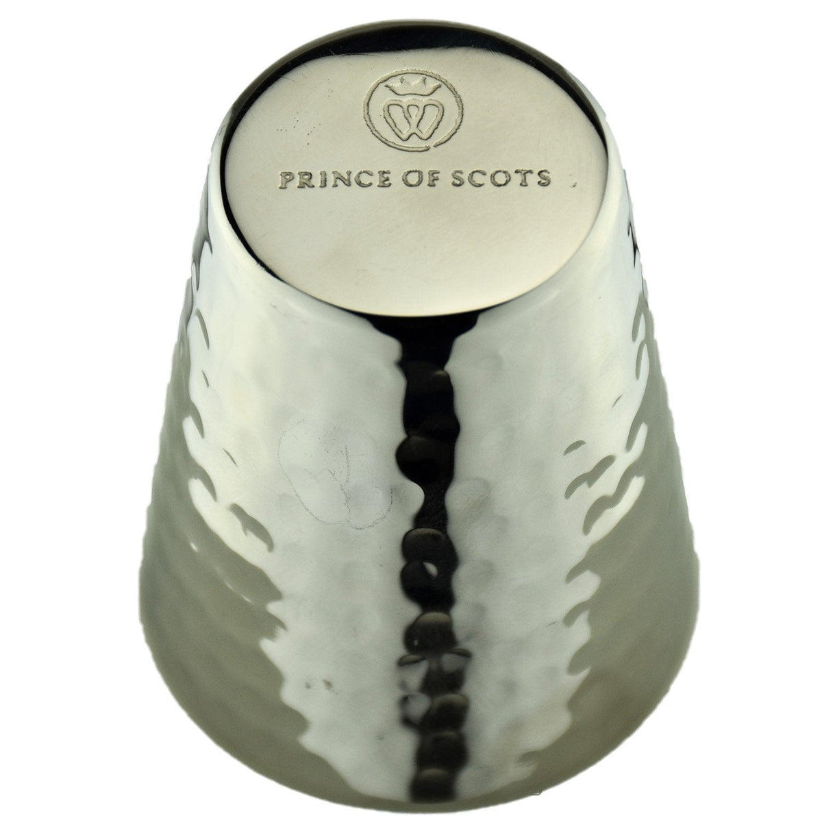 Prince of Scots Shot Glasses ~ Hammered Silver Plate-Barware-Prince of Scots-Prince of Scots
