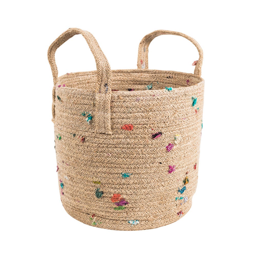 Ten Thousand Villages Jute Basket - Thumbnail 4