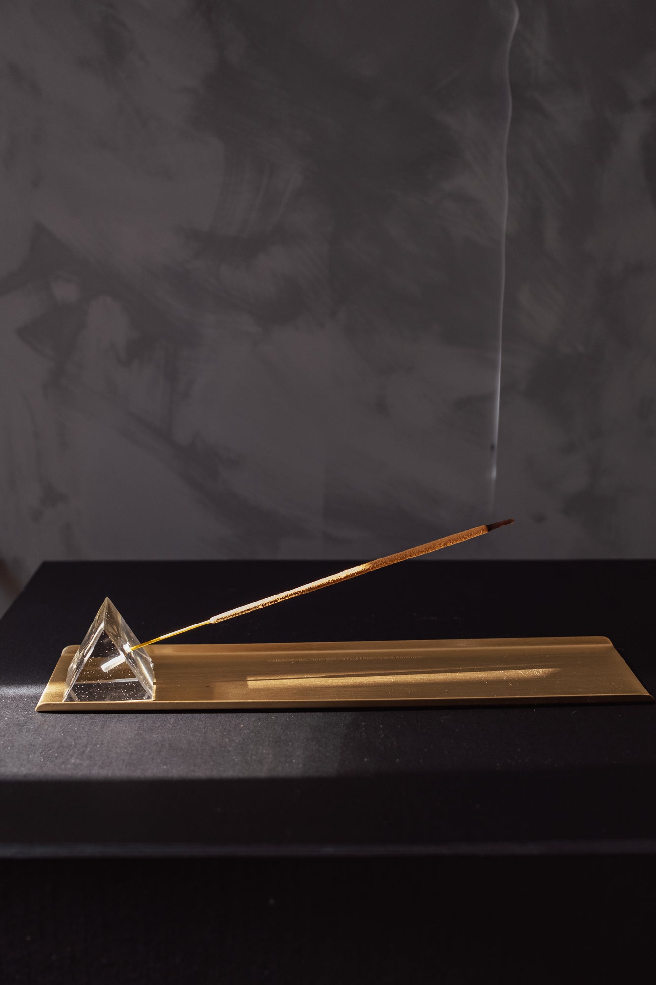 Prism Incense Holder W Brass Tray 5