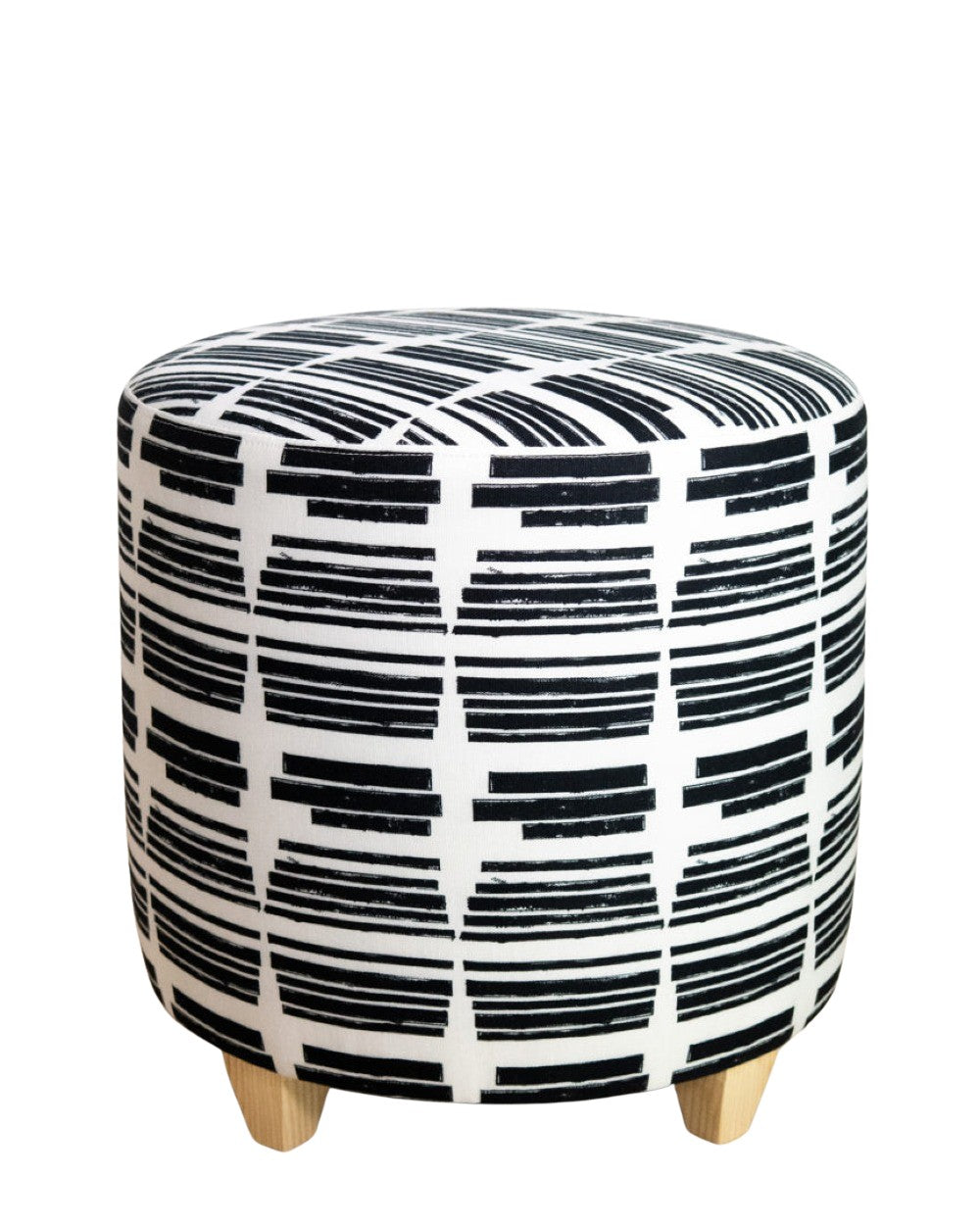 Marguerite in Clairvoyant Large Round Ottoman - at300nelson