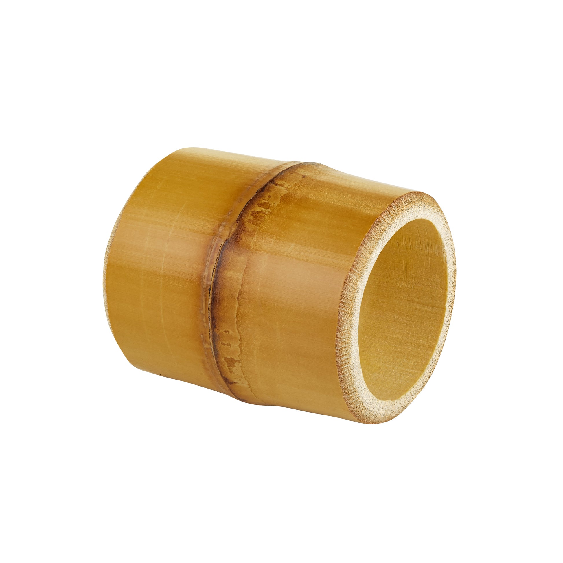 Natural bamboo napkin ring in natural by Talah Home — simple elegant Brazilian table accessory
