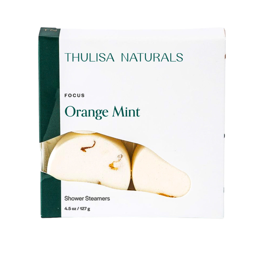 Focus Orange Mint Shower Steamers - ThulisaNaturals