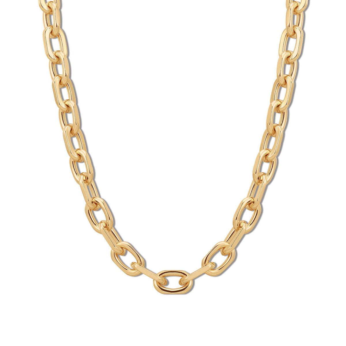 Gold chain necklace from the Lennon Necklace collection, stylish and shiny for any look