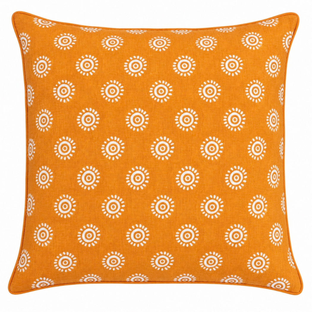 Bhor & Bela Linen Throw Pillow Cover Set