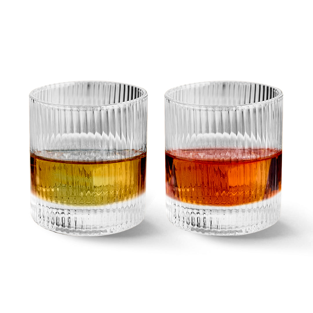 LEMONSODA Vintage Straight Line Tumbler -  10oz (Set of 2 or 4) - Lemonsoda