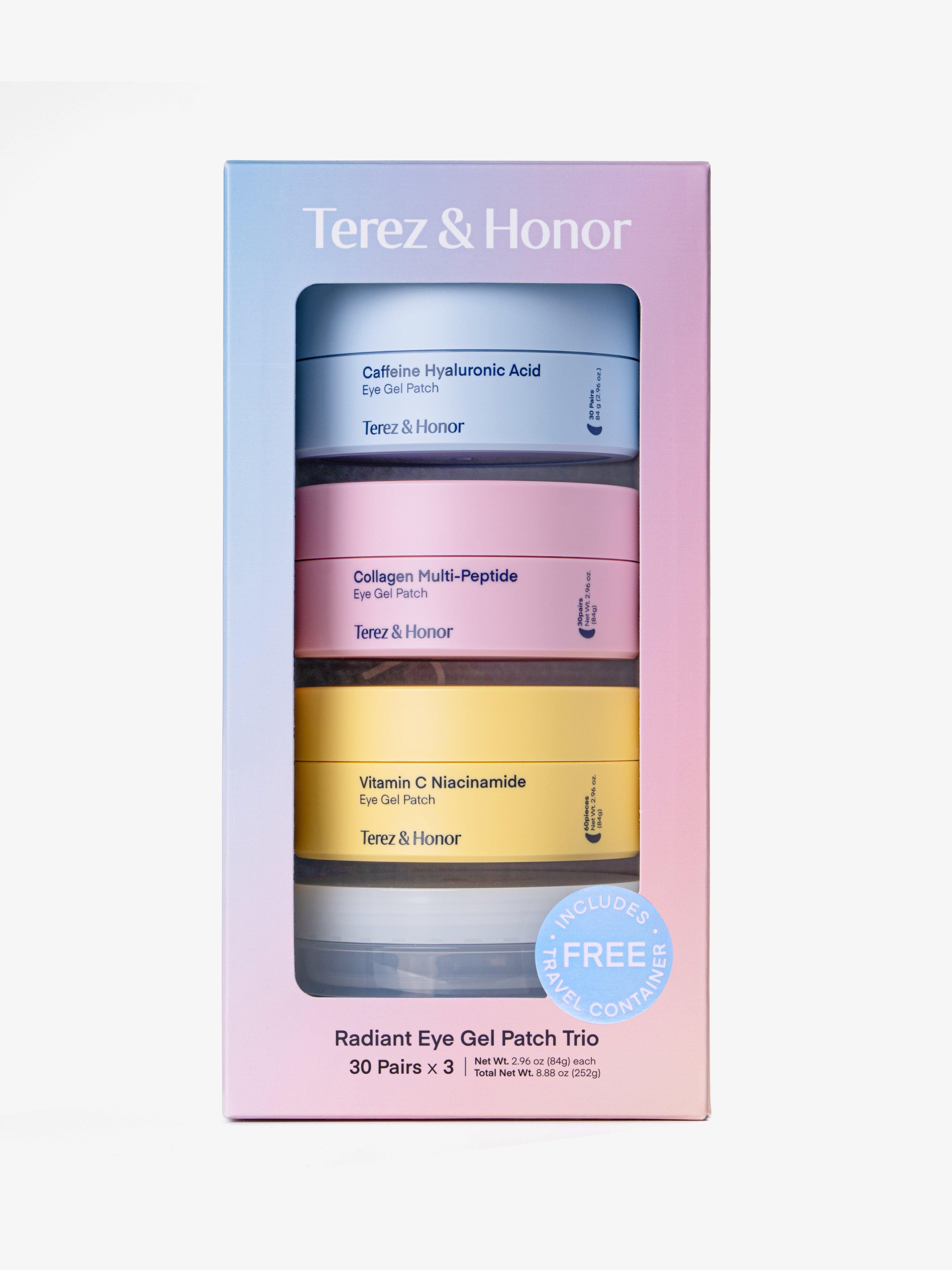 Terez & Honor Eye Patches Gift Set - 3-Pack (x 60 Pcs)
