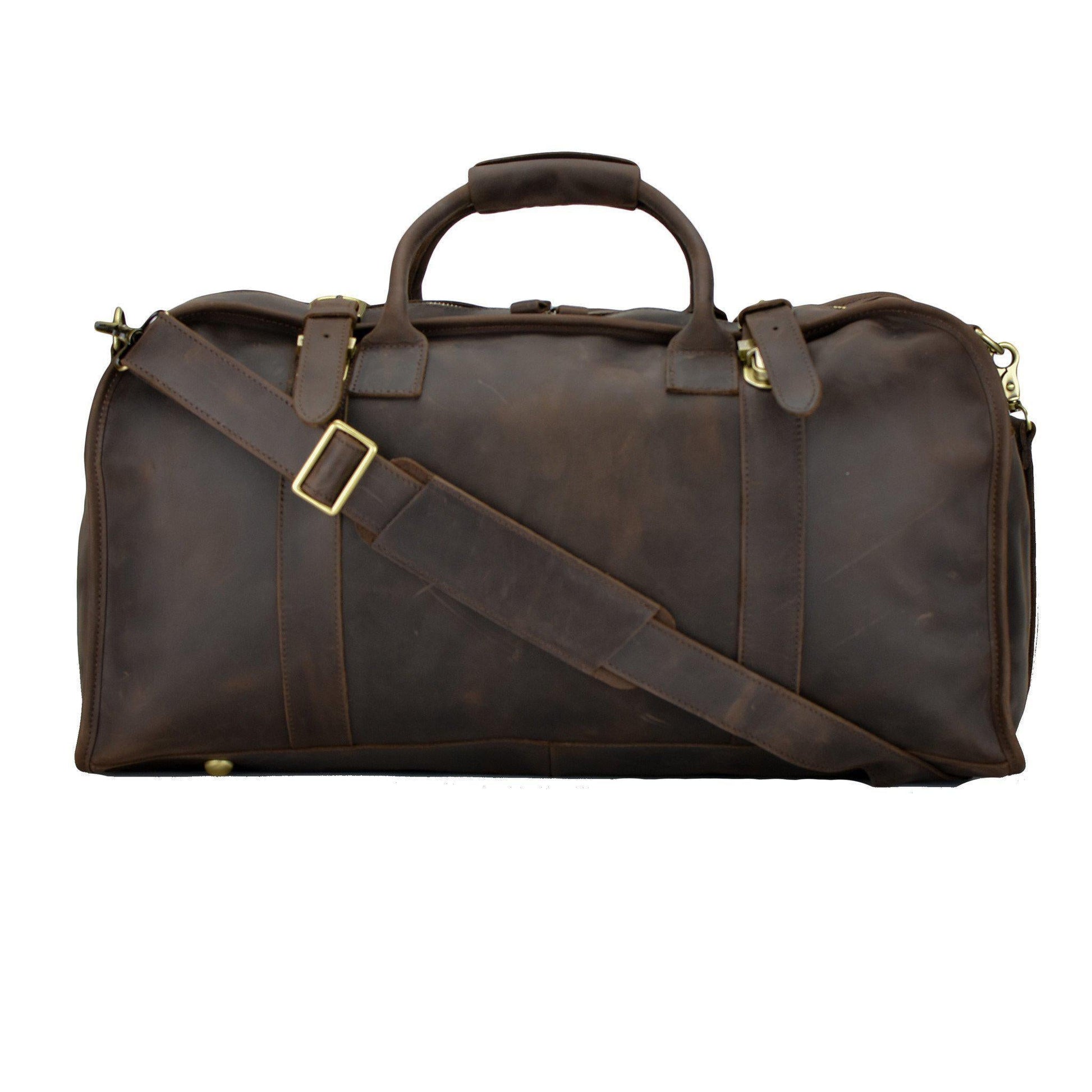 WANDERLUST Large EveryDay Bag ~ Dark Brown ~-Luggage-Prince of Scots-Prince of Scots