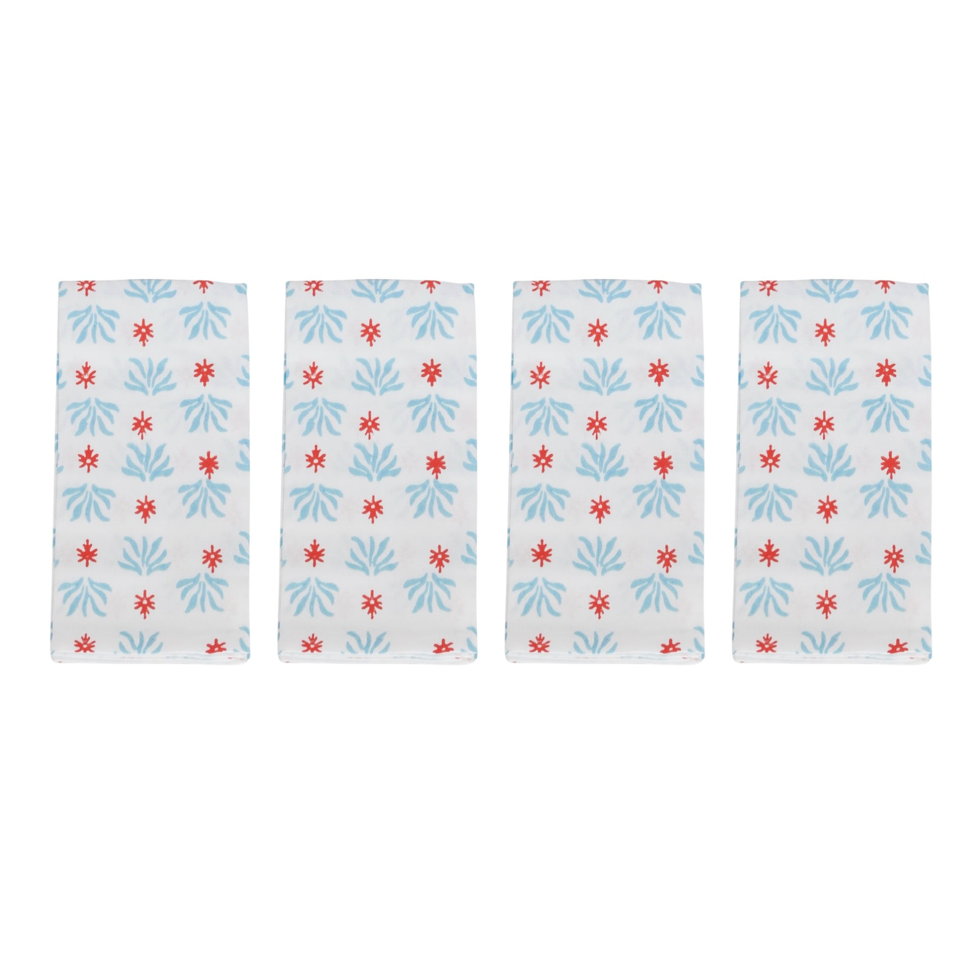 Organic Napkins (set of 4) - King Crab - Saltwater & Poppy - The Mended Company