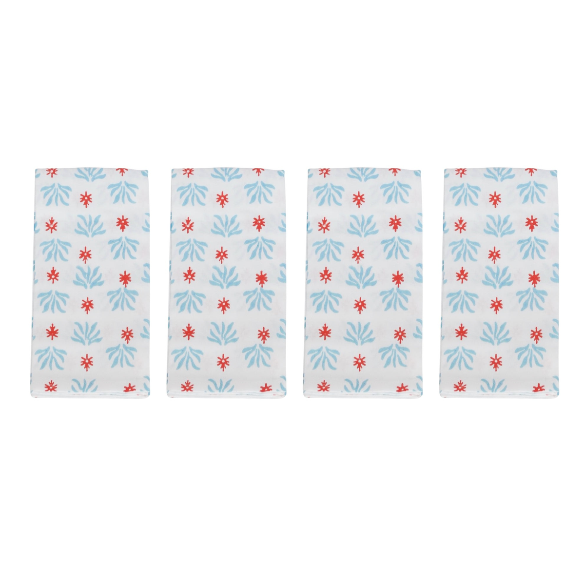 Organic Napkins (set of 4) - King Crab - Saltwater & Poppy - The Mended Company
