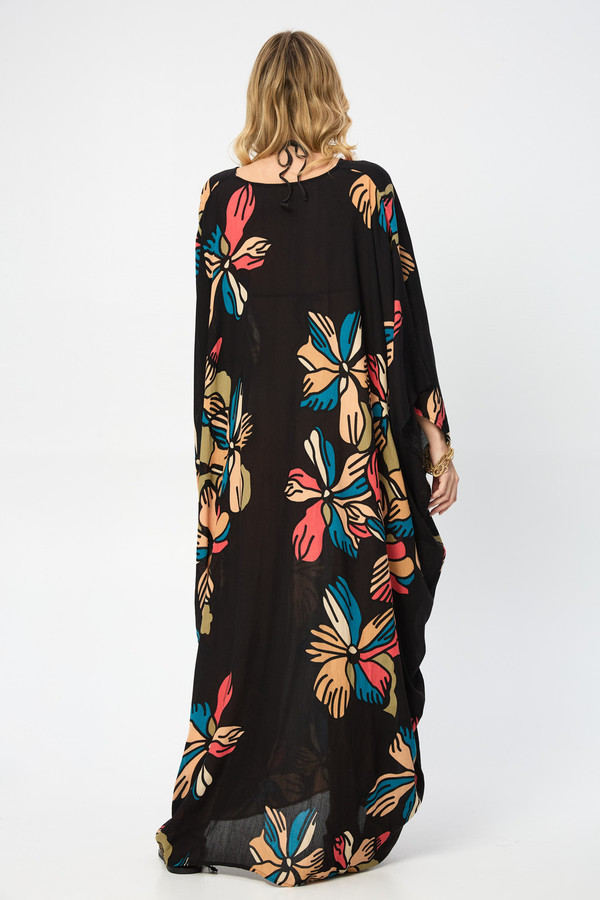 Tropical Sun Kaftan- Black