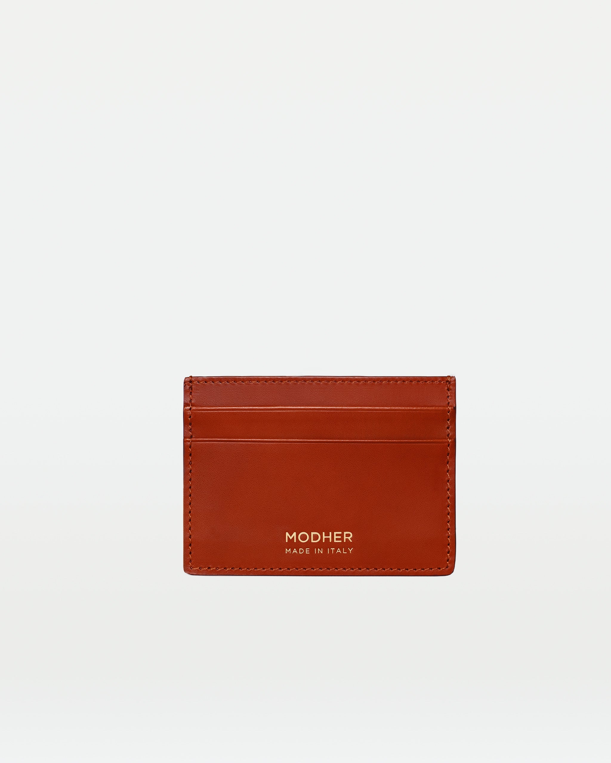 MODHER Leather Credit Card Slip#color_golden-brown