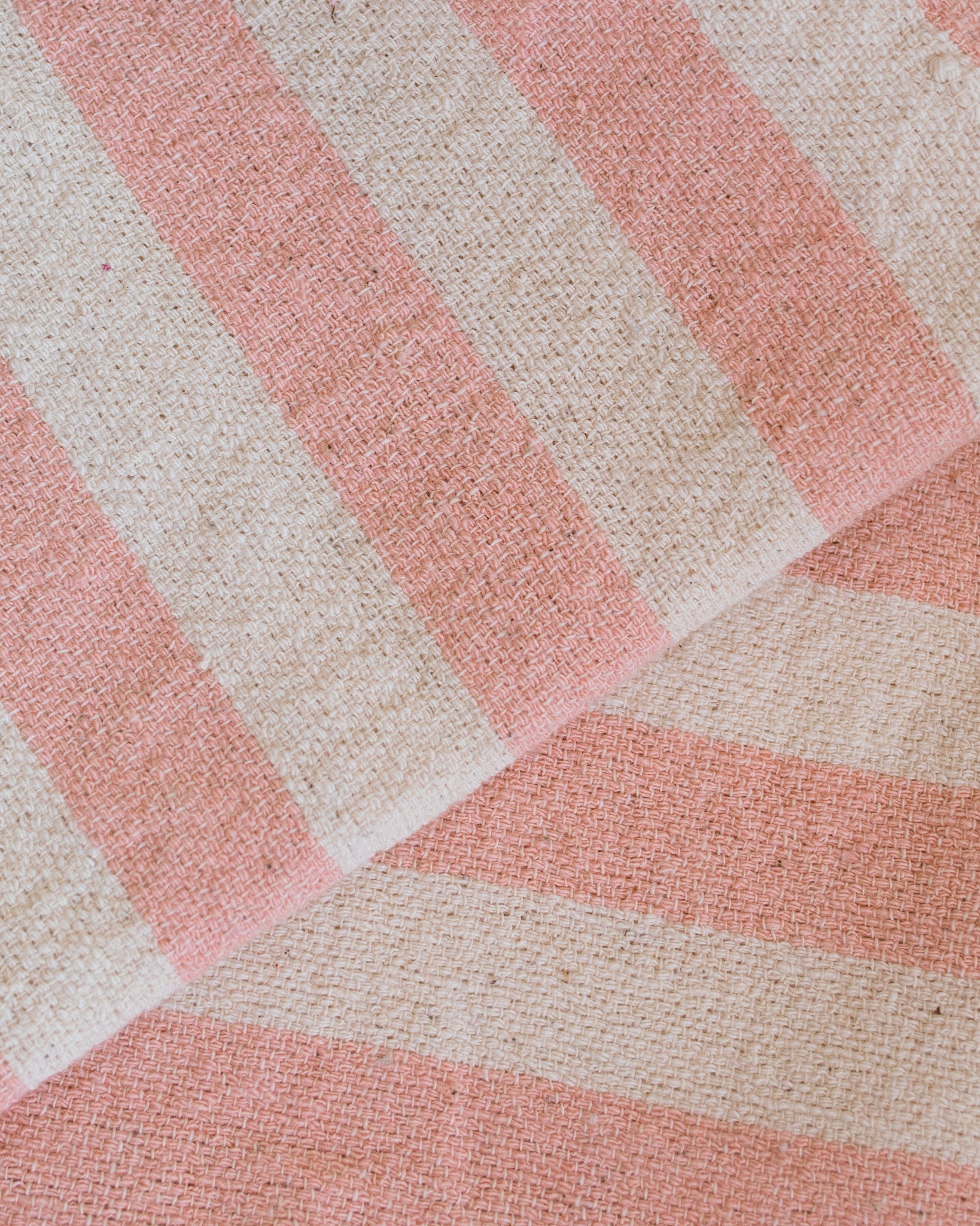 Blush Stripe Hand Towel - Thumbnail 3