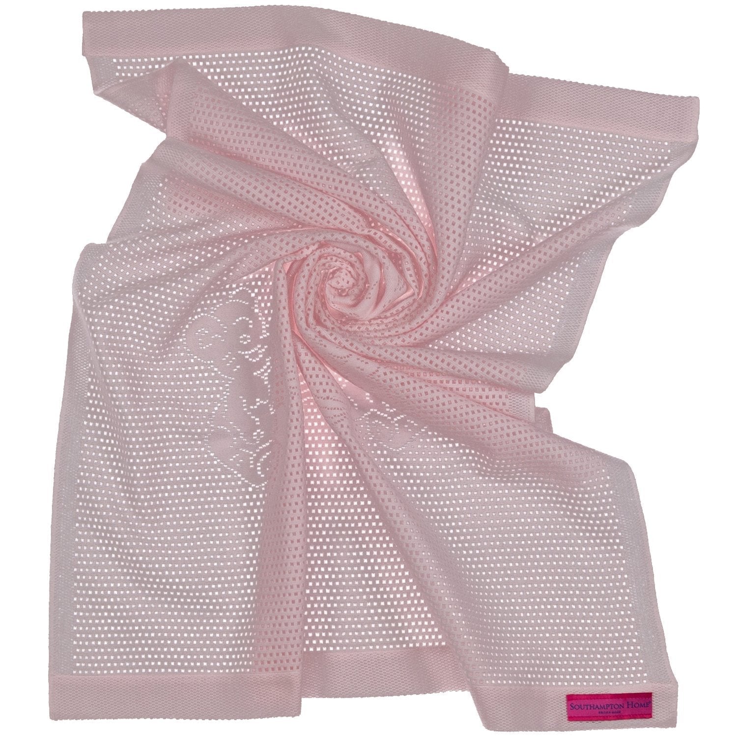 Southampton Home Lace Weave Bears & Bows Baby Blanket ~ Pink ~-Gifts-00810032751401-{sku]-Prince of Scots