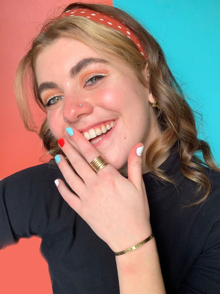 reminder to breathe cuff | Fair Antia
