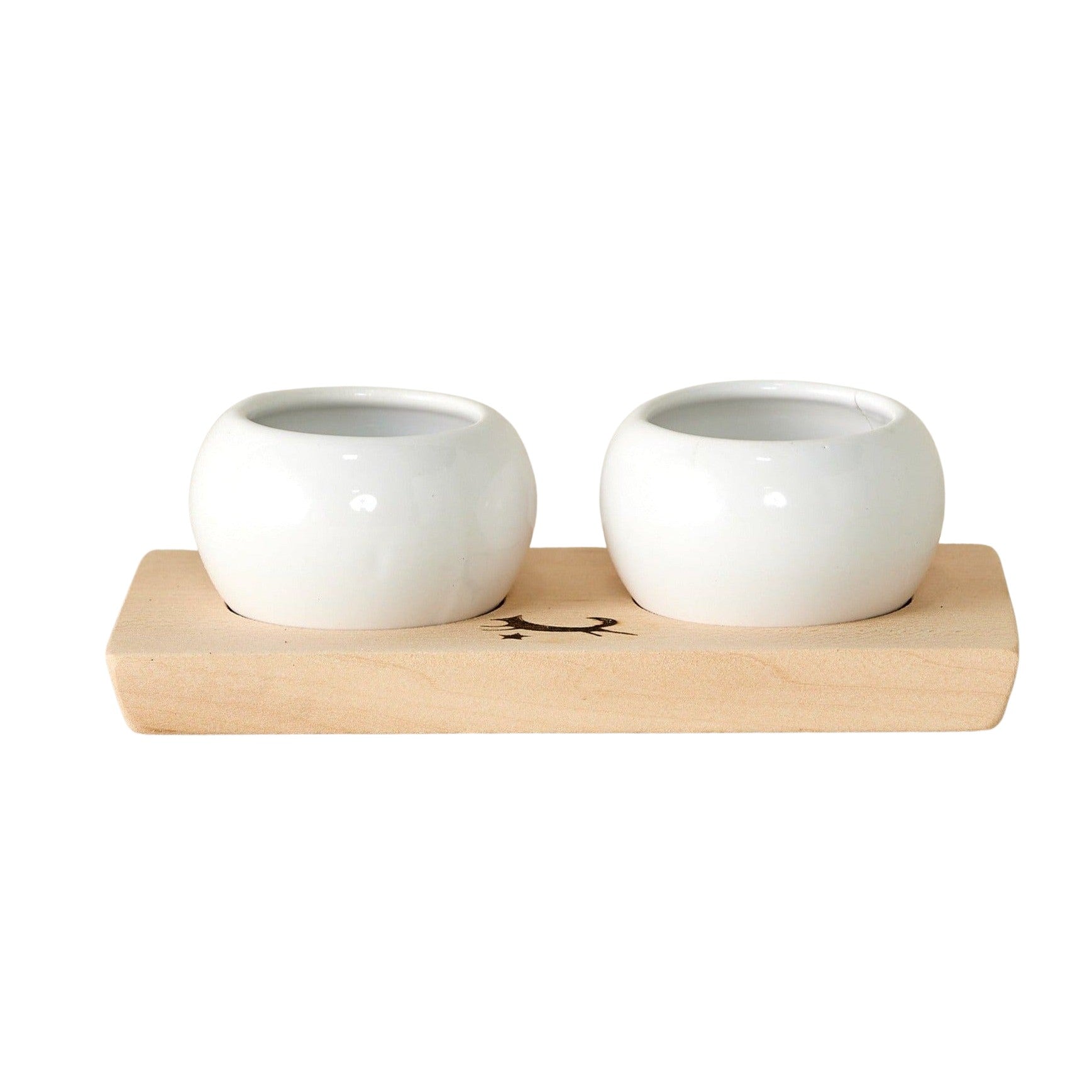white Little Dipping Bowl Set of 2