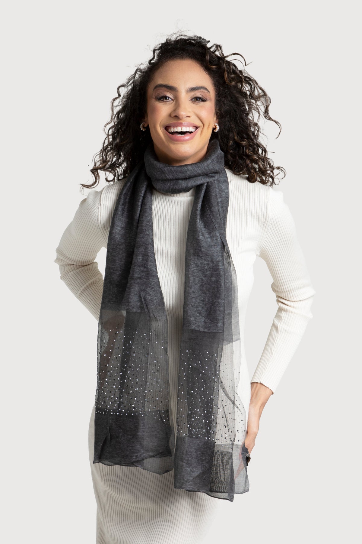 Star Gazer Scarf - Dim Gray