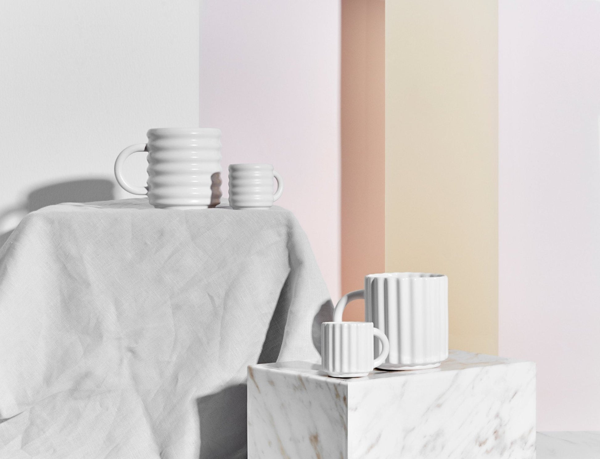Ripple Mugs Set of 2 - Form&Seek
