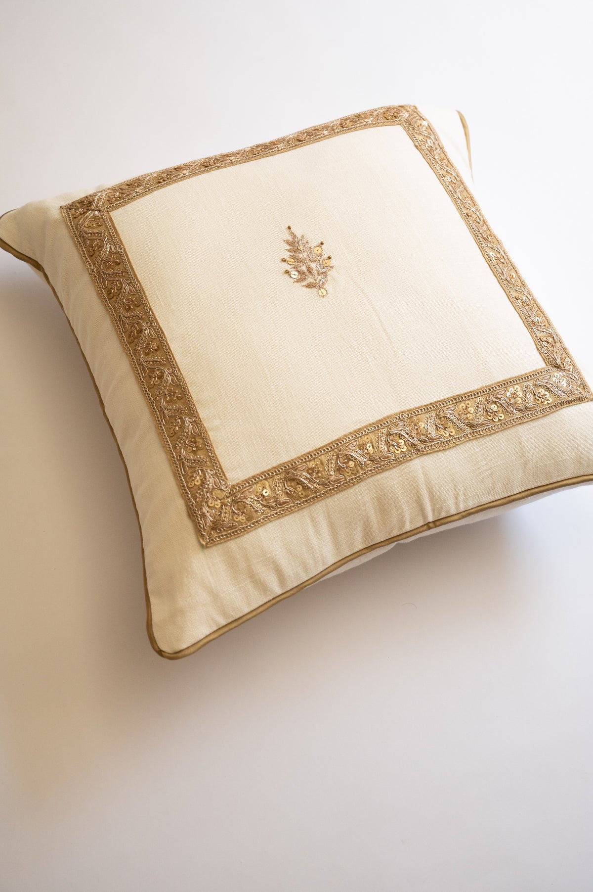 Noor Hand-Embroidered Square Pillow
