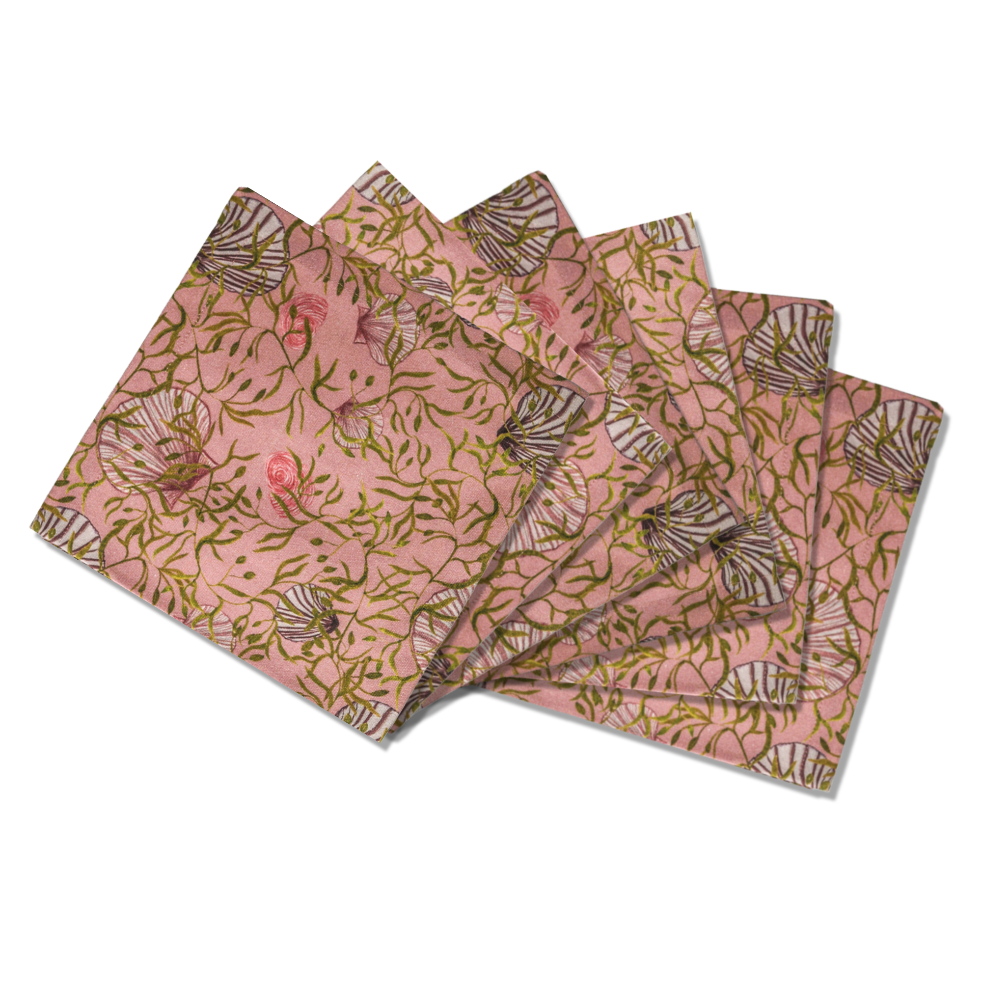 6 Napkins Mussels from Brussels Offcut Version - Thumbnail 3