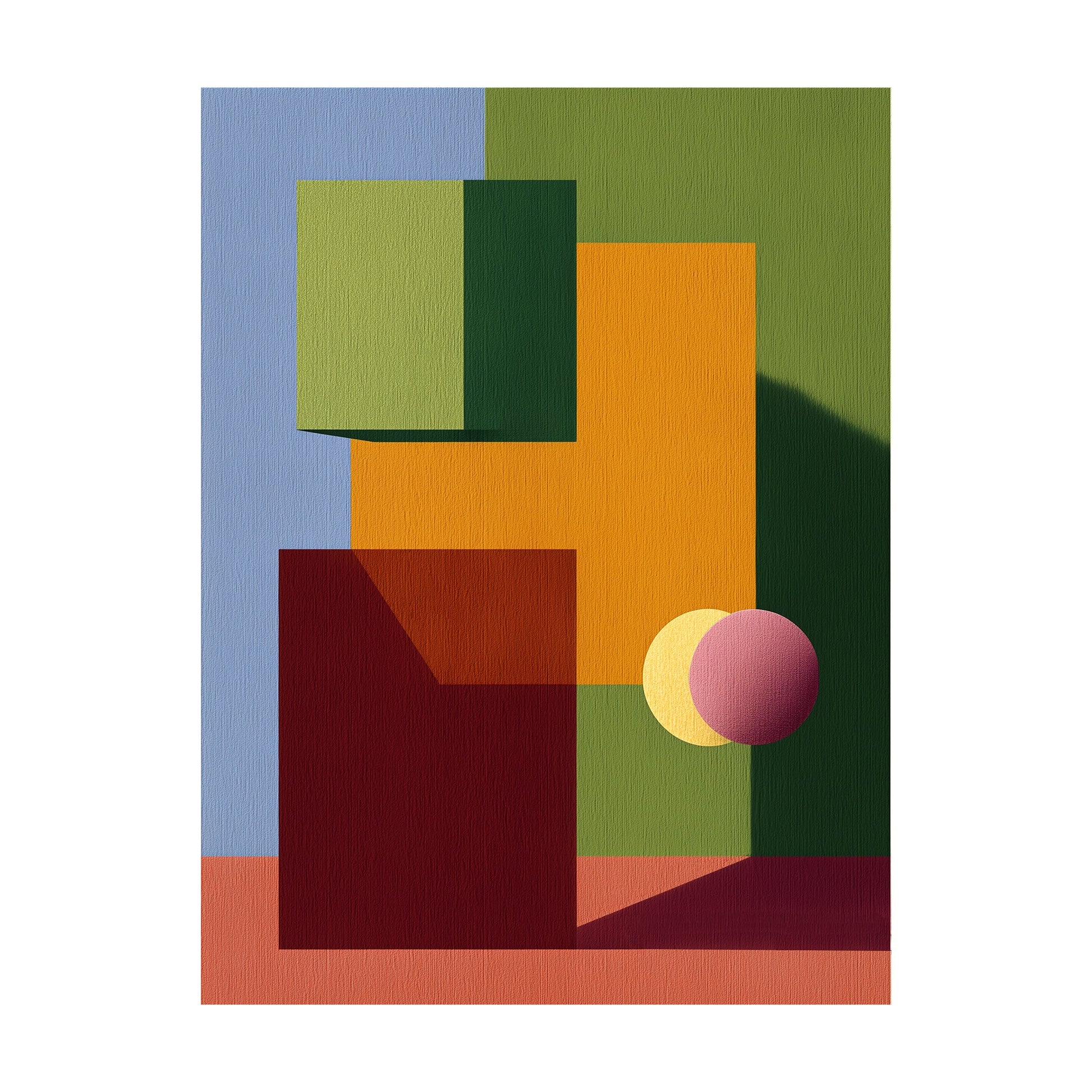 Form and Structure No. 11 — Geometric Abstract Art Print