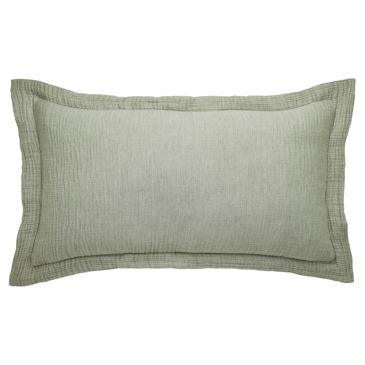 KS-051-2036_1|Soft sage green textured cotton duvet cover, breathable fabric, adds cozy comfort and relaxed elegance to any bedroom.