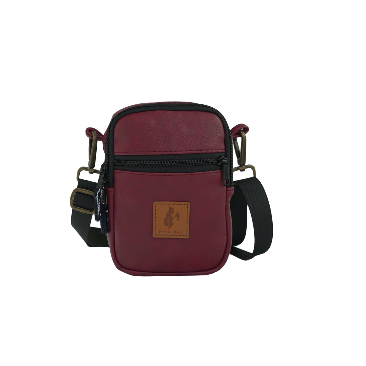 Rozi Vegan Leather Crossbody Bag 1L #color_maroon