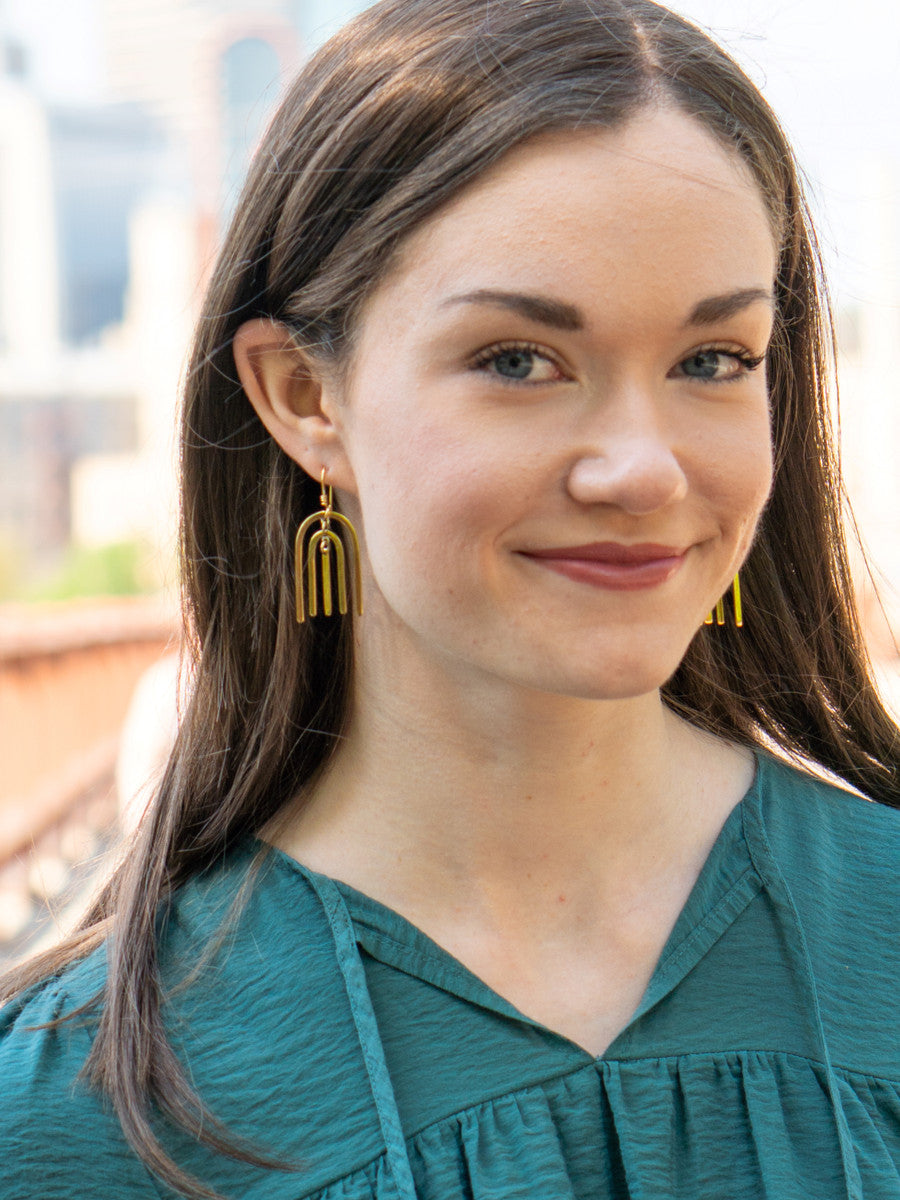 medium arch dangle earrings  | Fair Anita