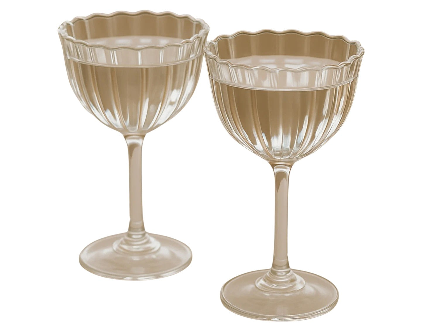 Kira Stemware Coupes, Set of 2