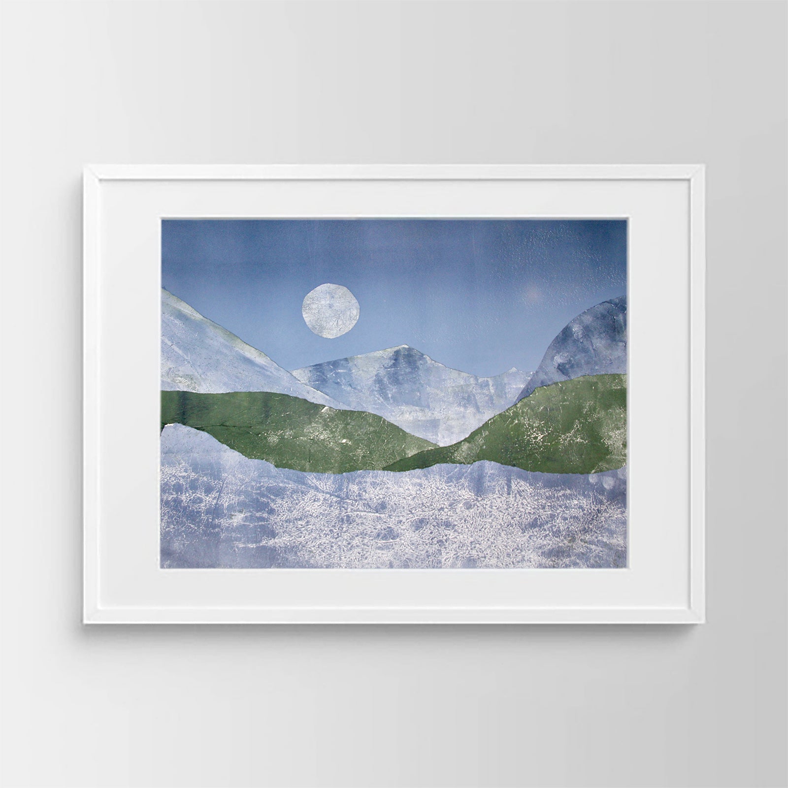 Cold Spring Evening Large Framed Print