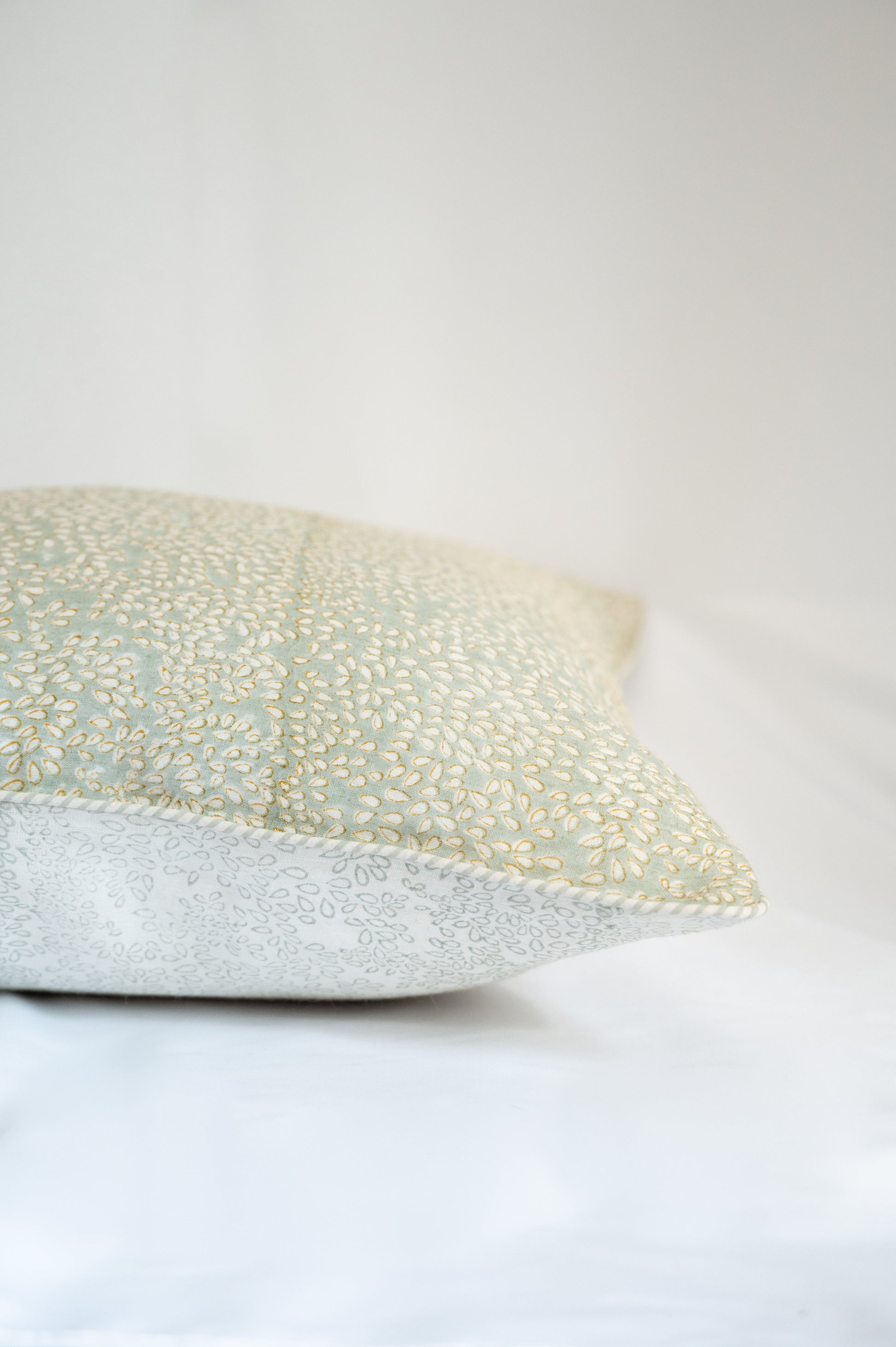 hand block printed cushion cover, 20x20