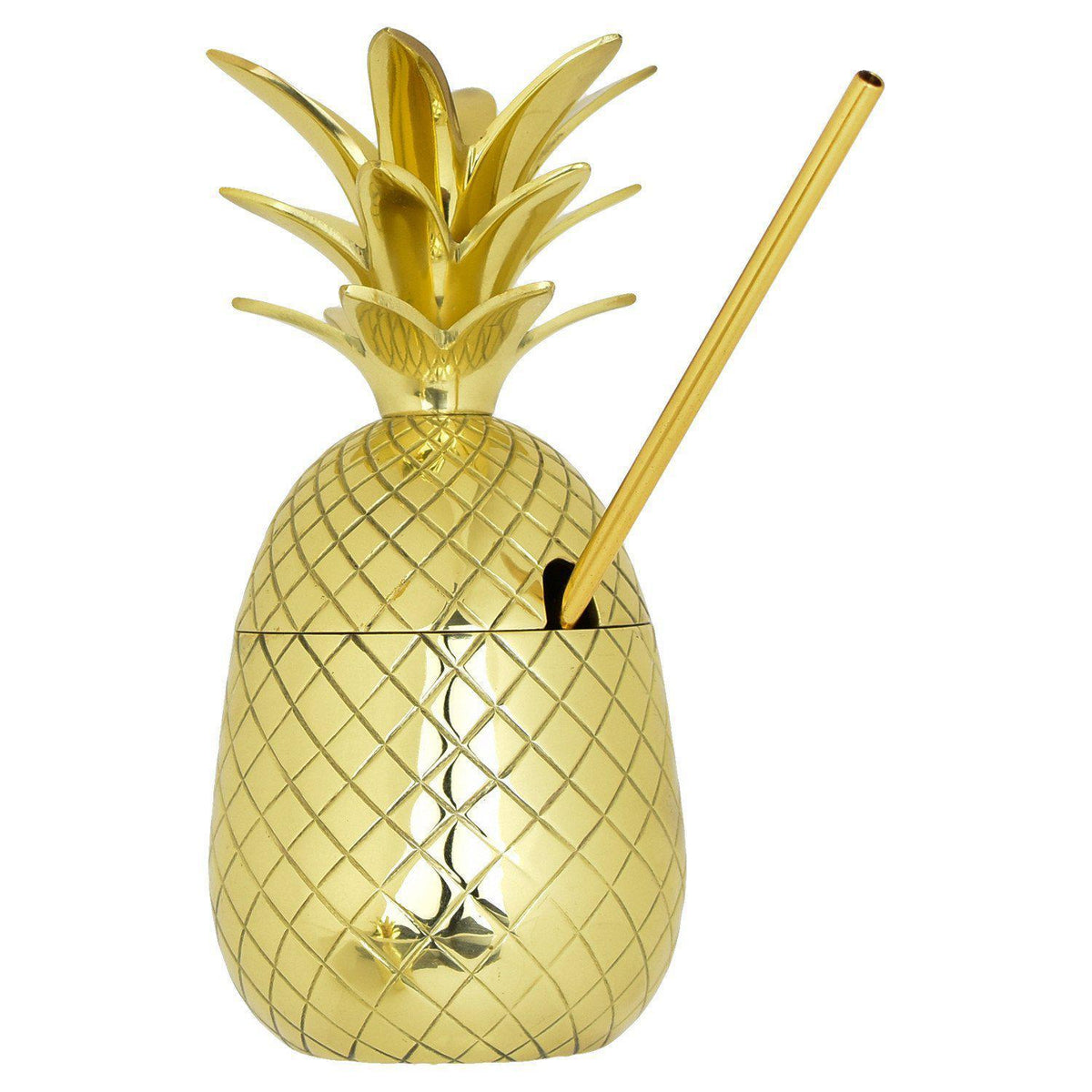 The Royal Hawaiian Pineapple Tumbler (18 Ounce)-Home Gifts-Prince of Scots-810032751753-PineGold8-Prince of Scots