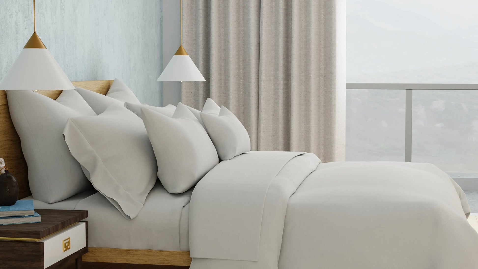 Organic Cotton Bed Sheet Collection Delilah Home