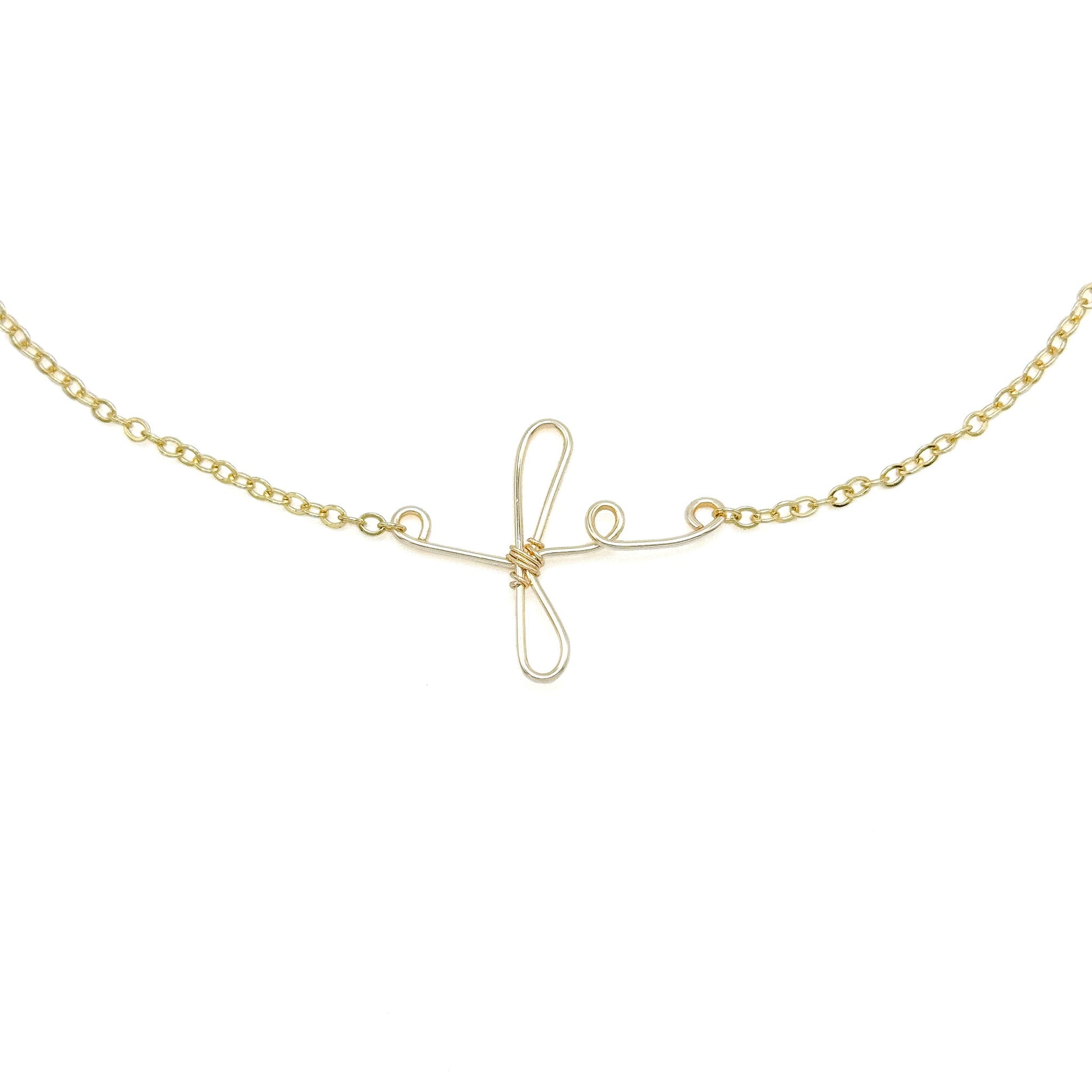 Fe faith Spanish gold necklace