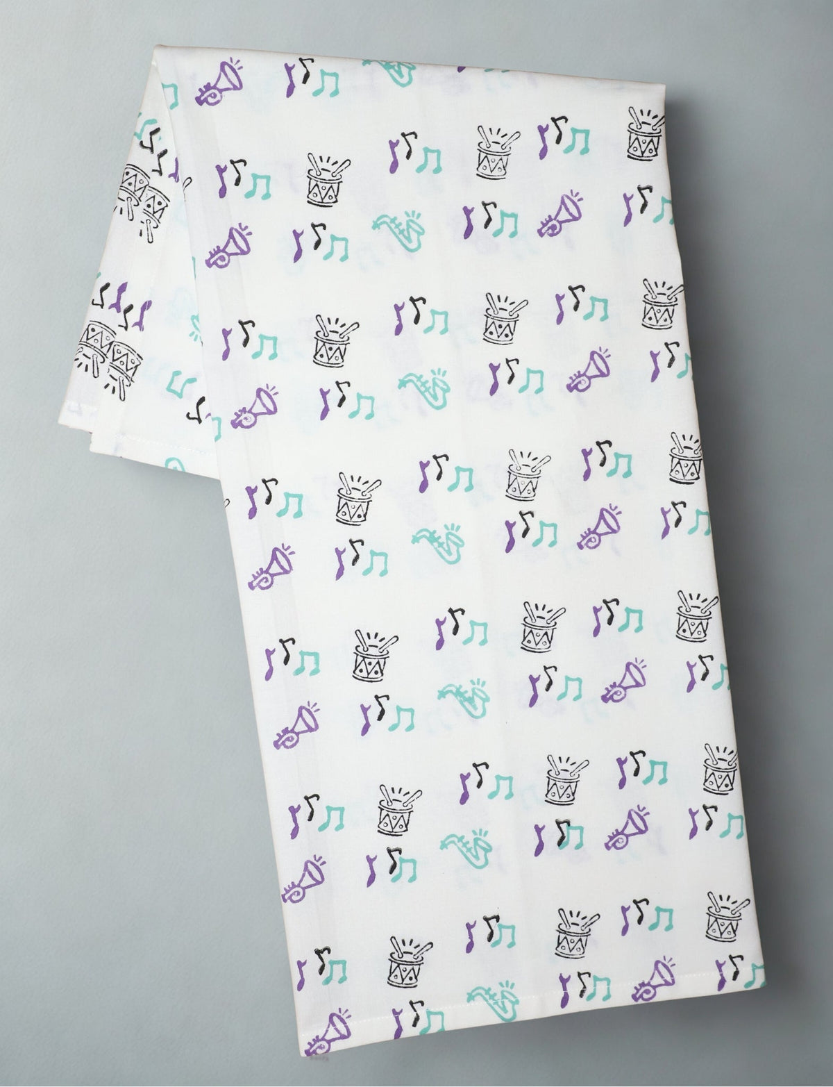 Second Line Cotton Tea Towel - Passion Lilie