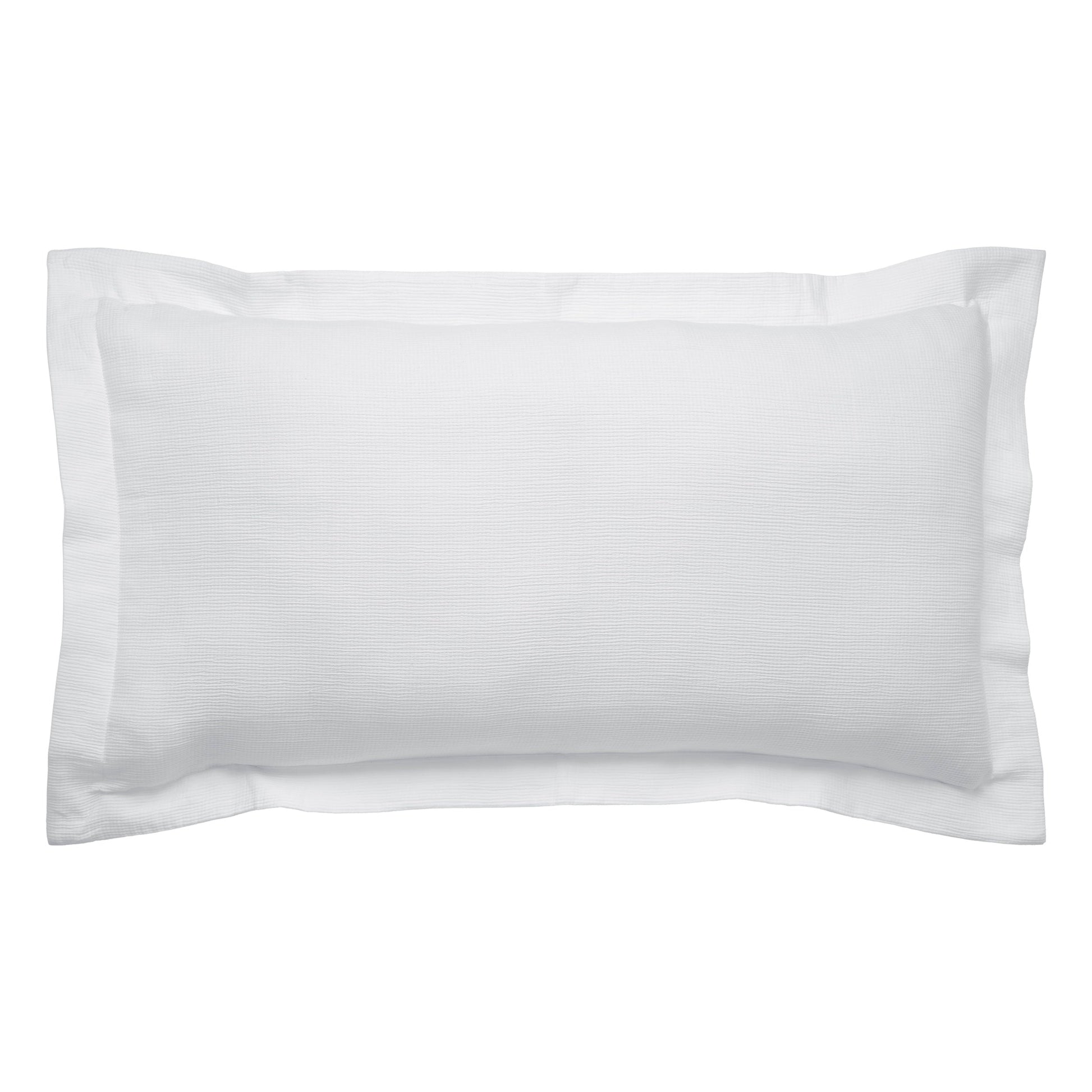 KS-067-2036_1|Textured white duvet cover featuring a delicate weave pattern and subtle flange border for a cozy, inviting bedroom look.