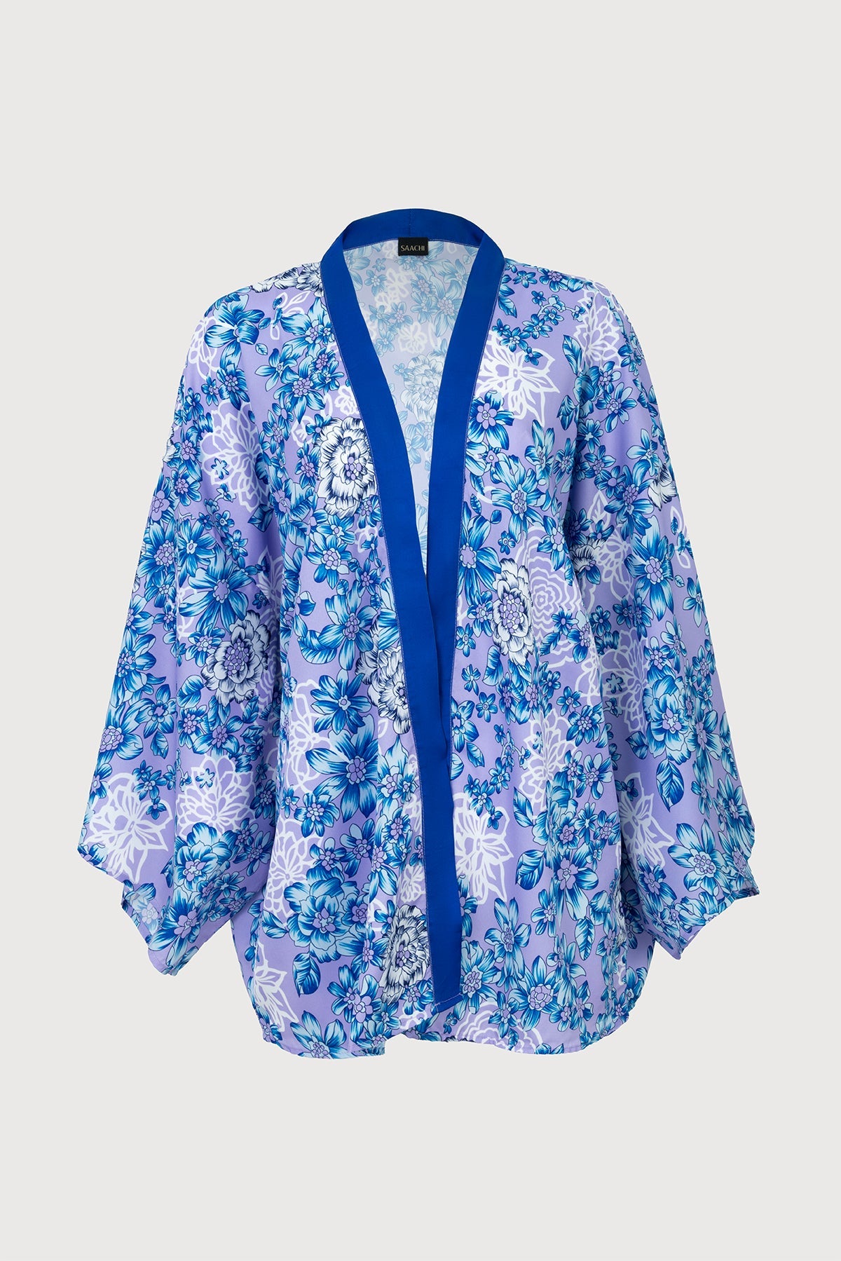 Graphic Garden Kimono - Purple