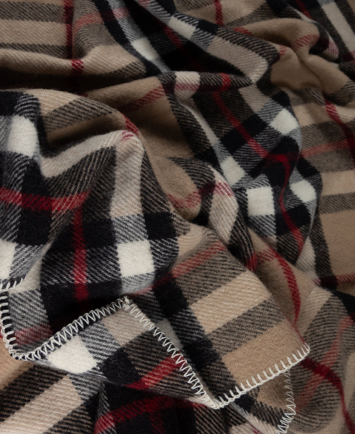 Highland Tweeds BIG Throw ~ Camel Thompson ~-Throws and Blankets-[bar code]-Prince of Scots