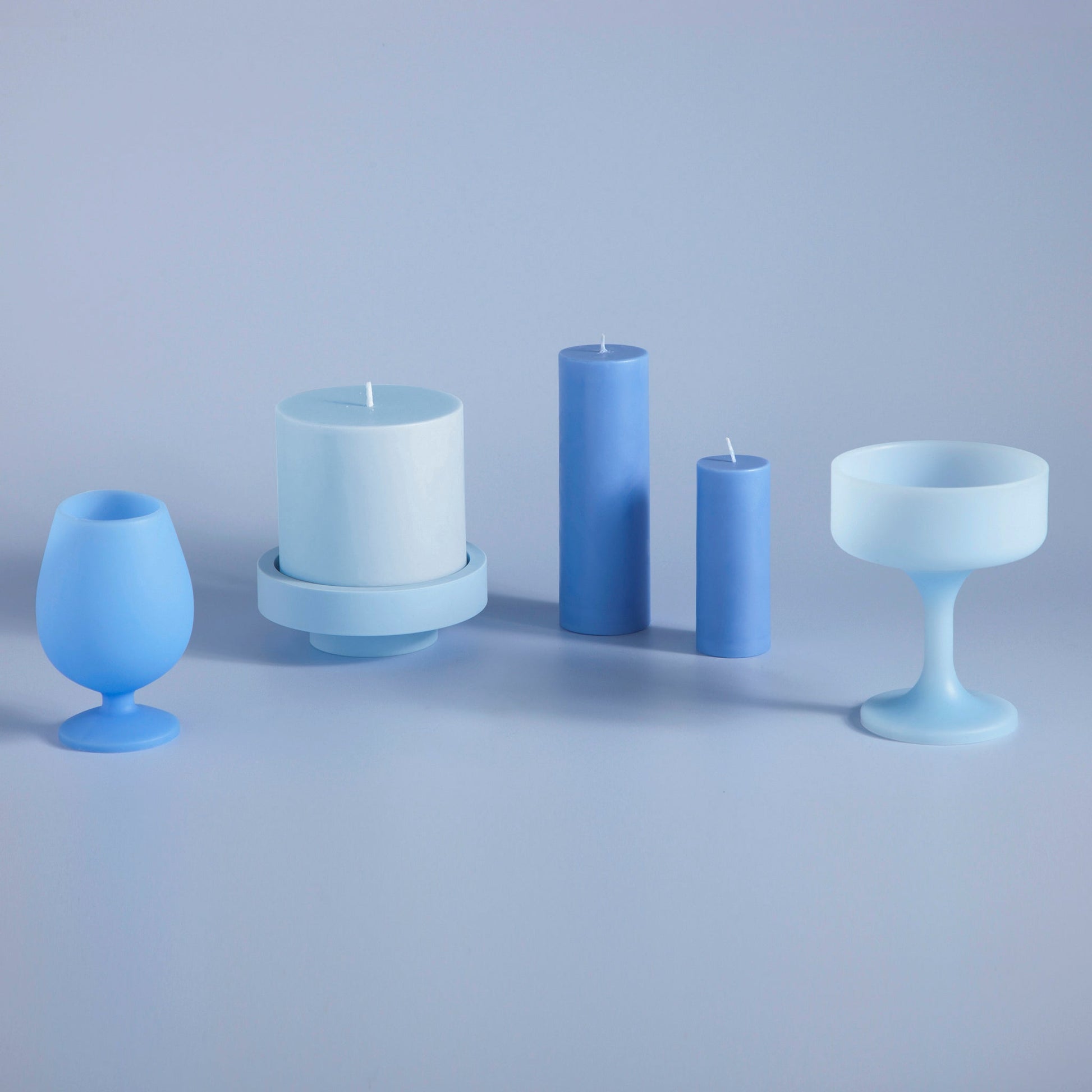 sky + kingfisher | stemm | silicone unbreakable wine glasses - porter green | style + sustainability