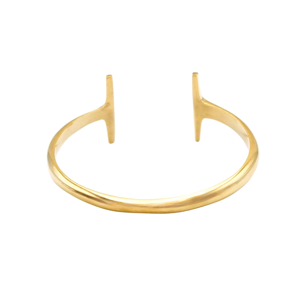 Double T Wrap Brass Bracelet | Simba Ecodunia
