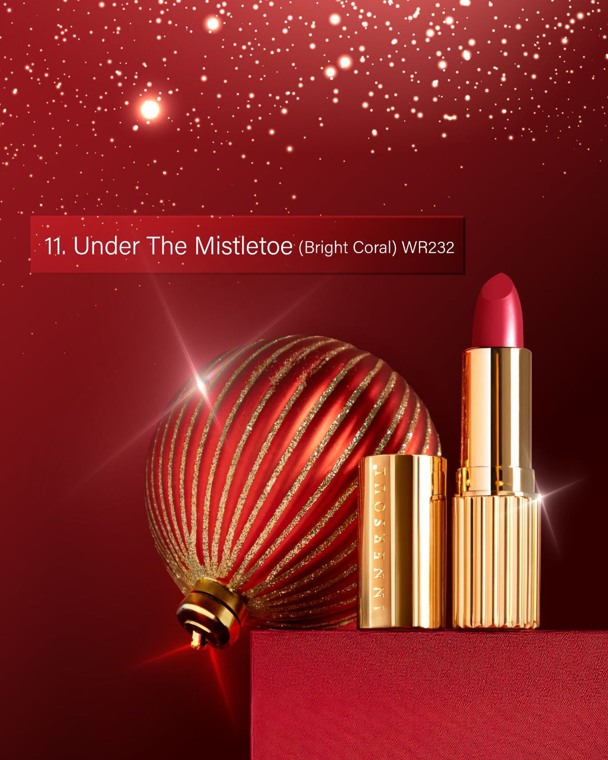 Bright Coral INNERSOUL Matte Lipstick