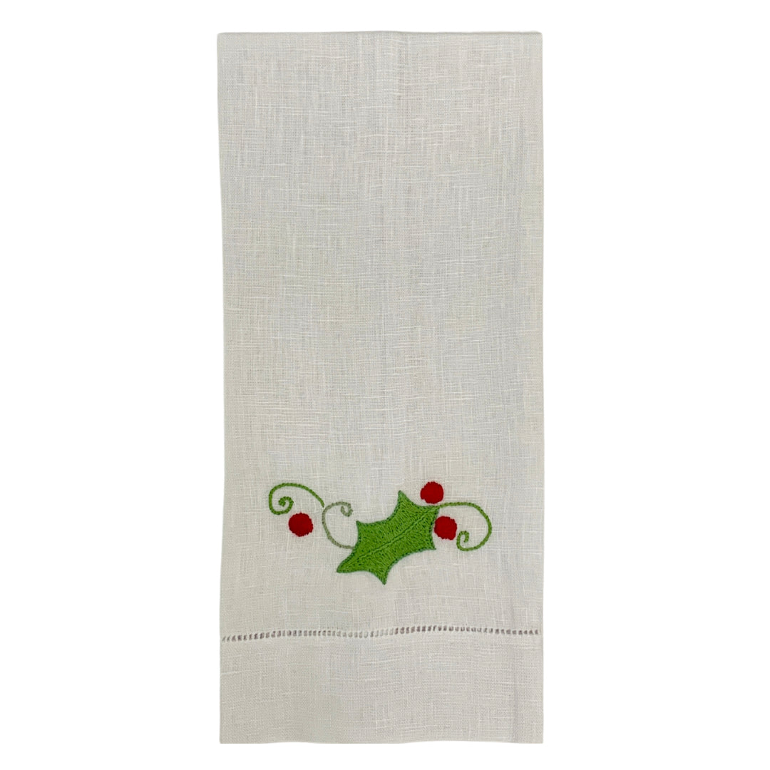 Holly Leaf Tea Towels